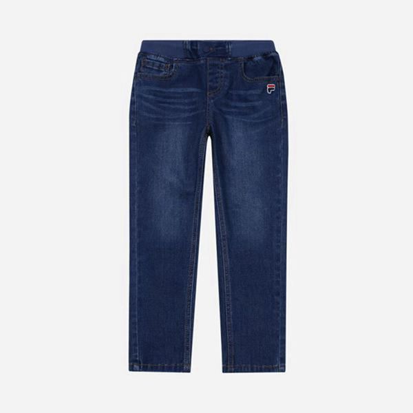 Calça Fila Rapaz Azuis - Fila Denim Portugal Lojas,DYQX-25476